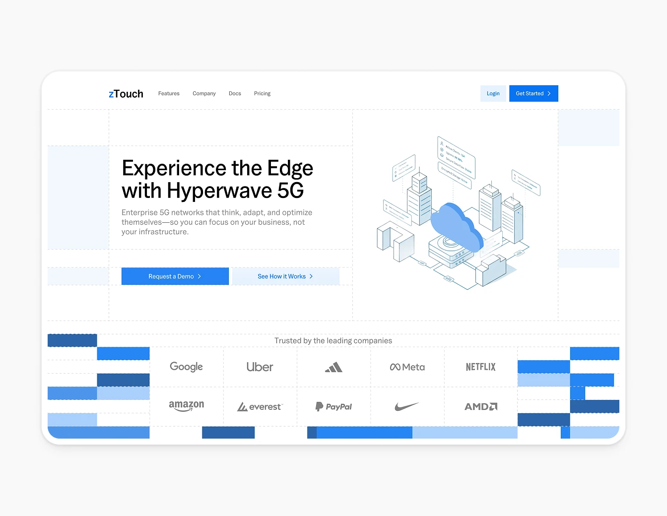 ZTouch Light Hero Isometric 5G City